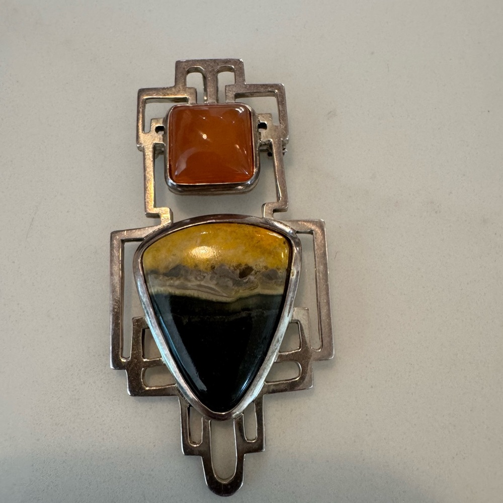 Art Deco Sterling Silver Pendant
